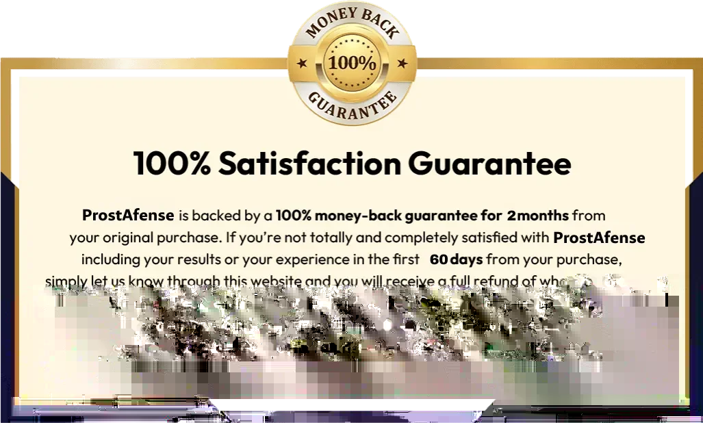 ProstAfense Money Back